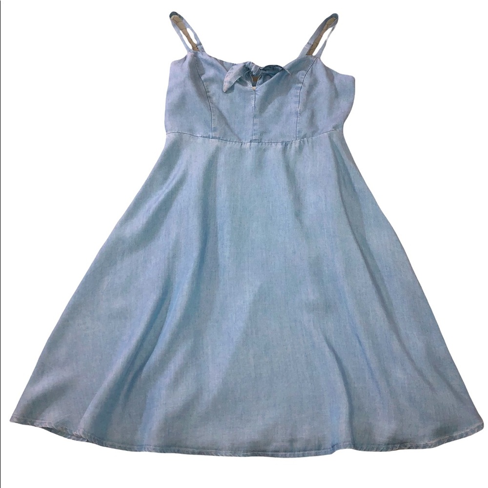 NWT Old Navy Keyhole Denim Dress Spaghetti Strap Spring Summer Dress Medium